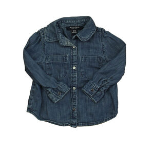 Blu & Blue Girls Blue Blouse size: 12-18 Months